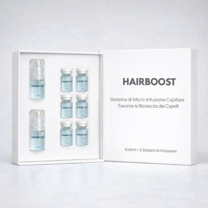 Hairboost® Sistema di Micro-Infusione Capillare per Favorire la Ricrescita dei Capelli