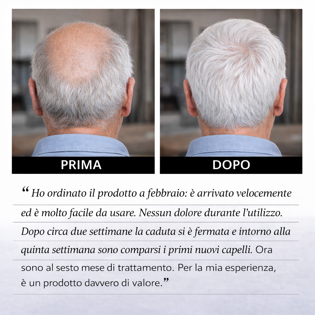 Hairboost® Sistema di Micro-Infusione Capillare per Favorire la Ricrescita dei Capelli